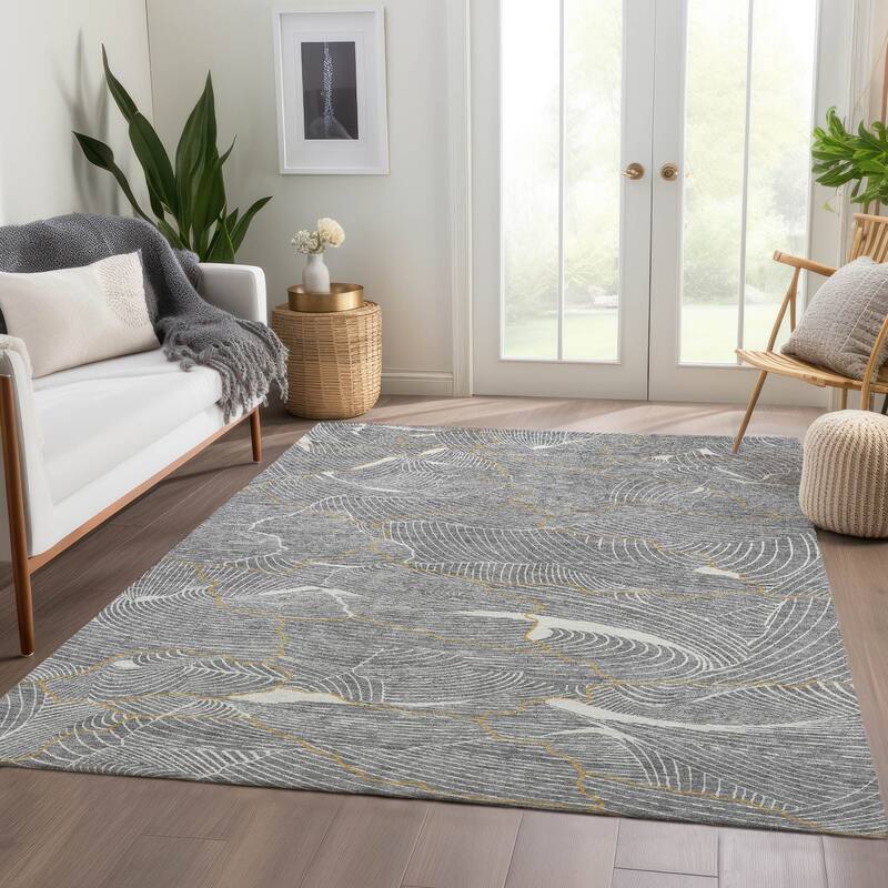 Premium Washable Super Soft Contemporary Puzzle Mayfield Rug