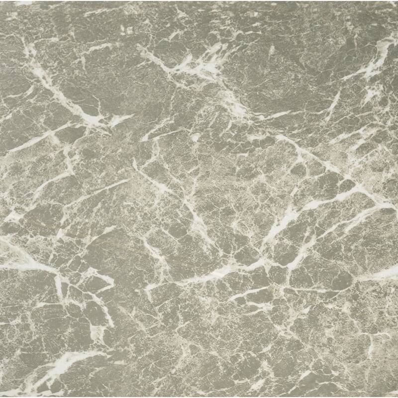Achim Nexus 12" x 12" Peel & Stick Vinyl Floor Tiles - 20 Tiles/20 sq. ft., Grey Marble - Grey Marble