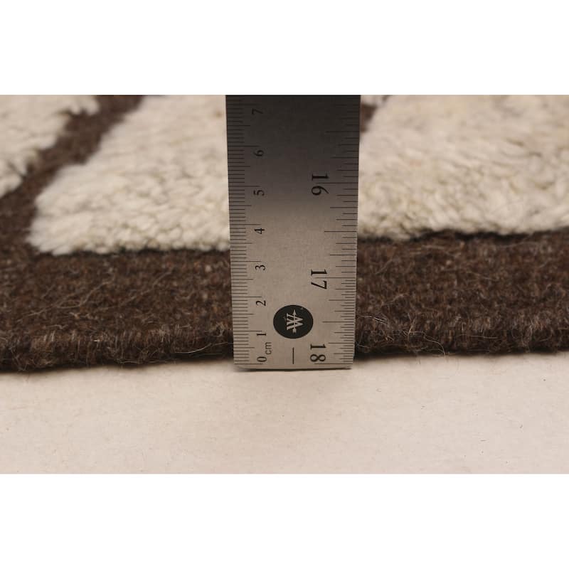 ECARPETGALLERY Hand-knotted Tangier Ivory Wool Rug - 8'5 x 11'7