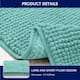 Subrtex Chenille Soft Rugs Super Water Absorbing Shower Mats