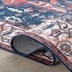 preview thumbnail 13 of 36, Nuloom Vita SplashGuard Vintage Medallion Machine Washable Area Rug