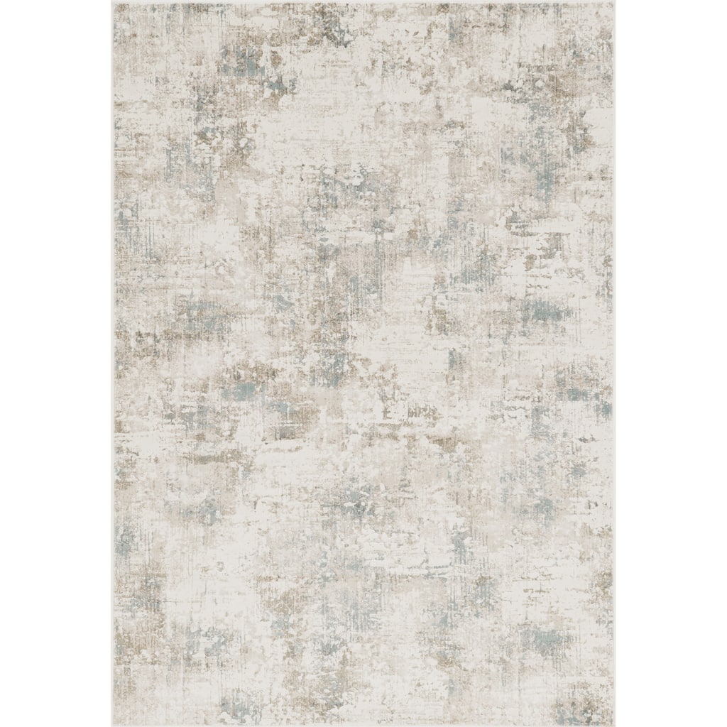 Porch & Den Ekaterina Naturally Distressed Ivory Marble Rug