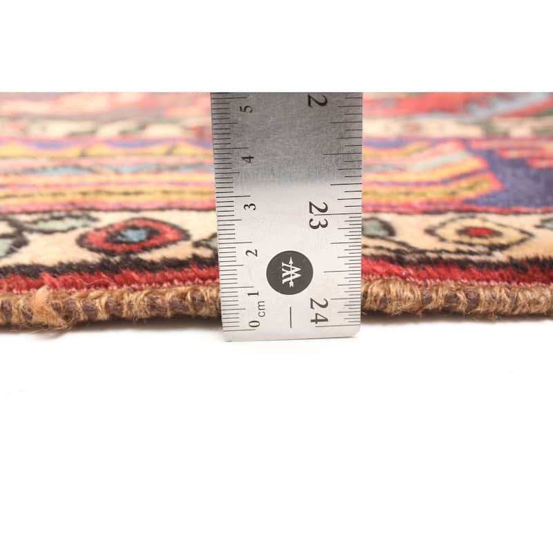 ECARPETGALLERY Hand-knotted Anadol Red Wool Rug - 3'4 x 4'11