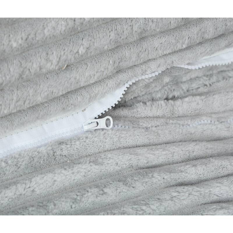 Oversized Corduroy Chaise Lounge Chair, Adjustable 4-Gear Reclining Sleeper Sofa Bed, Living Room Deep Seat Leisure Sofa Chair