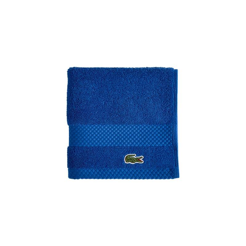 Lacoste Heritage Supima 100% Cotton Wash Cloth - Surf Blue
