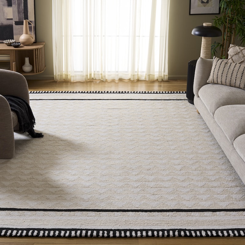 SAFAVIEH Handmade Capri Sabata Modern Wool Rug