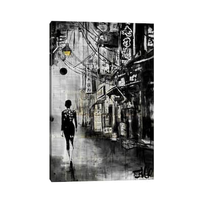 iCanvas "Chinatown Walk" by Loui Jover Canvas Print