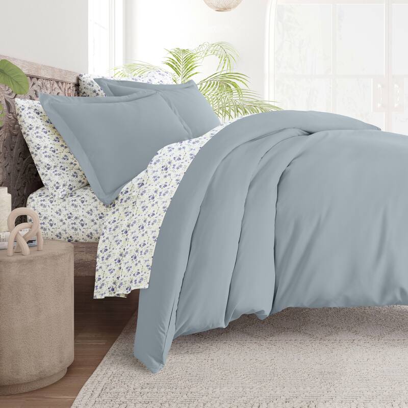 8pc Solid Duvet Bundle