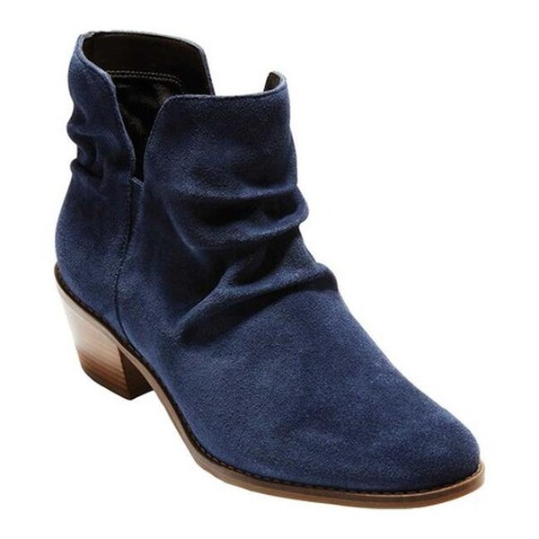 alayna slouch suede bootie