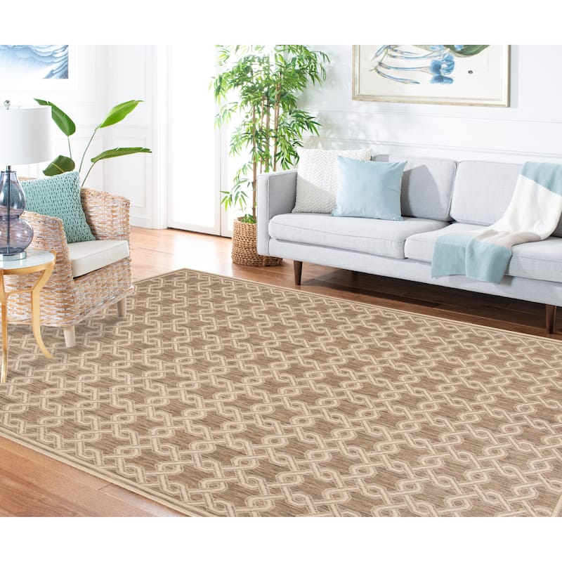 Martha Stewart by SAFAVIEH Ceca Indoor/ Outdoor Waterproof Rug