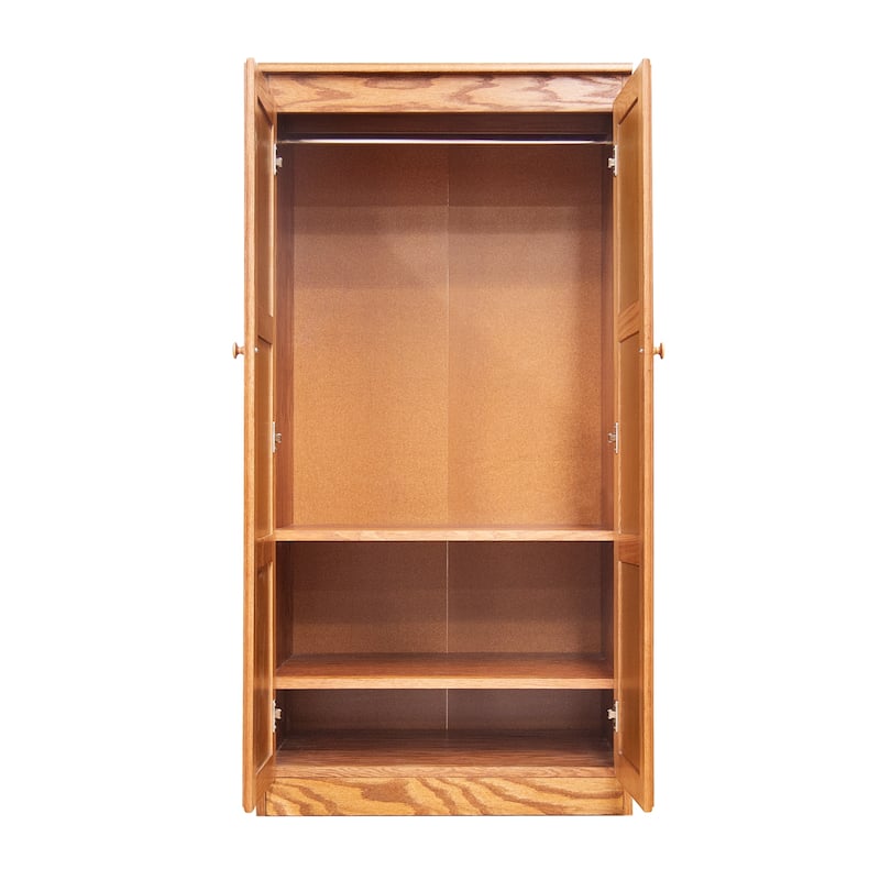 Concepts in Wood Armoire Wardrobe Closet, 6 ft Tall