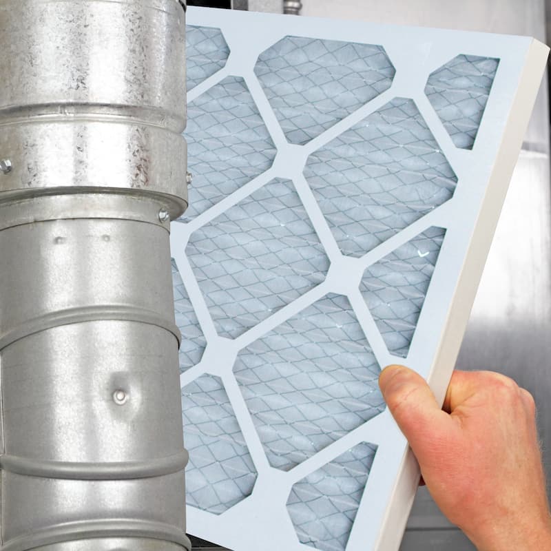 Cabana Air Filters 6 Pack HVAC Furnace Air Filters, MERV 8, 16 x 25 x 1, White - 0.78