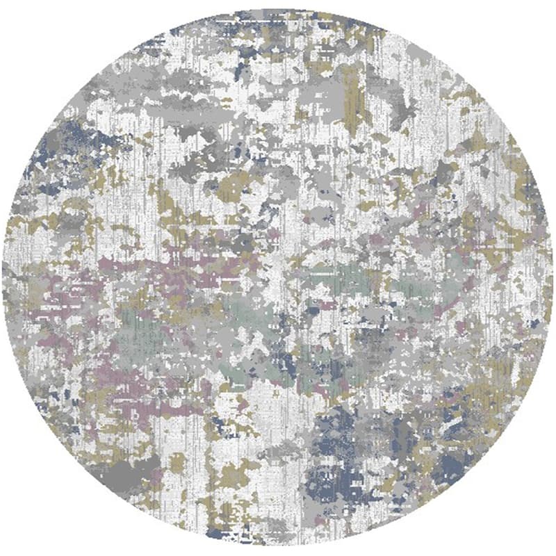 Lavinia Abstract Modern Area Rug - 5'3" Round
