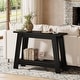 preview thumbnail 20 of 22, 41.3 Inches Farmhouse Console Table, 2 Tiers Wooden Entryway Table