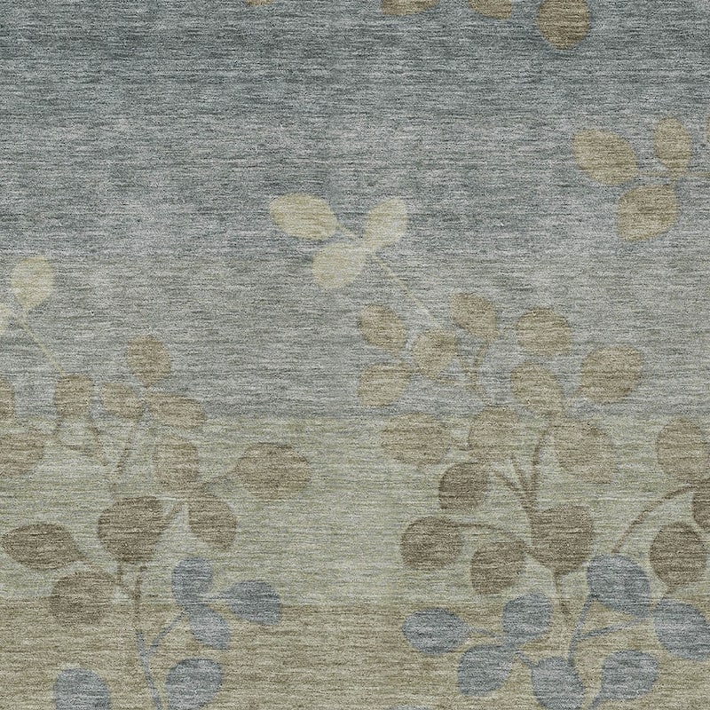 HomeRoots Floral Transitional Rectangle Outdoor Rug
