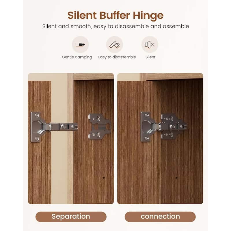Sideboard Buffet Storage Cabinet,Buffet Table Storage Doors and Drawer