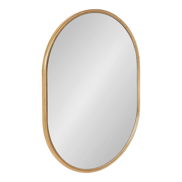 Kate and Laurel Caskill Capsule Framed Oval Wall Mirror