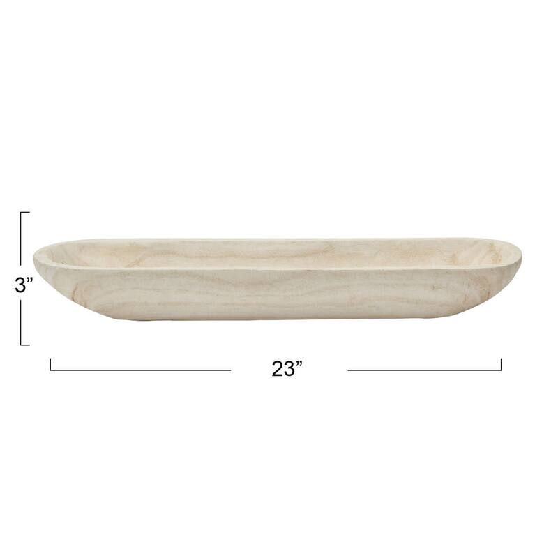 Decorative Paulownia Wood Tray