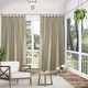 preview thumbnail 29 of 99, ATI Home Indoor/Outdoor Solid Cabana Tab Top Curtain Panel Pair
