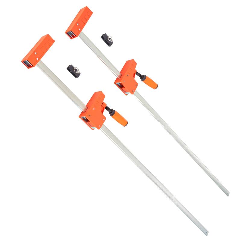 Bar Clamps for Woodworking, Even Pressure, High-strength Plastic and Carbon Steel, Wood clamps for Woodworking Metal Working - 50-inch - Parallel Clamp