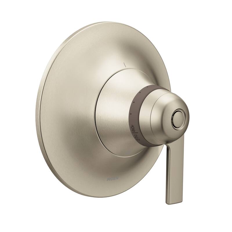 Moen Doux Single Function Thermostatic Valve Trim Only with Single - Brushed Nickel