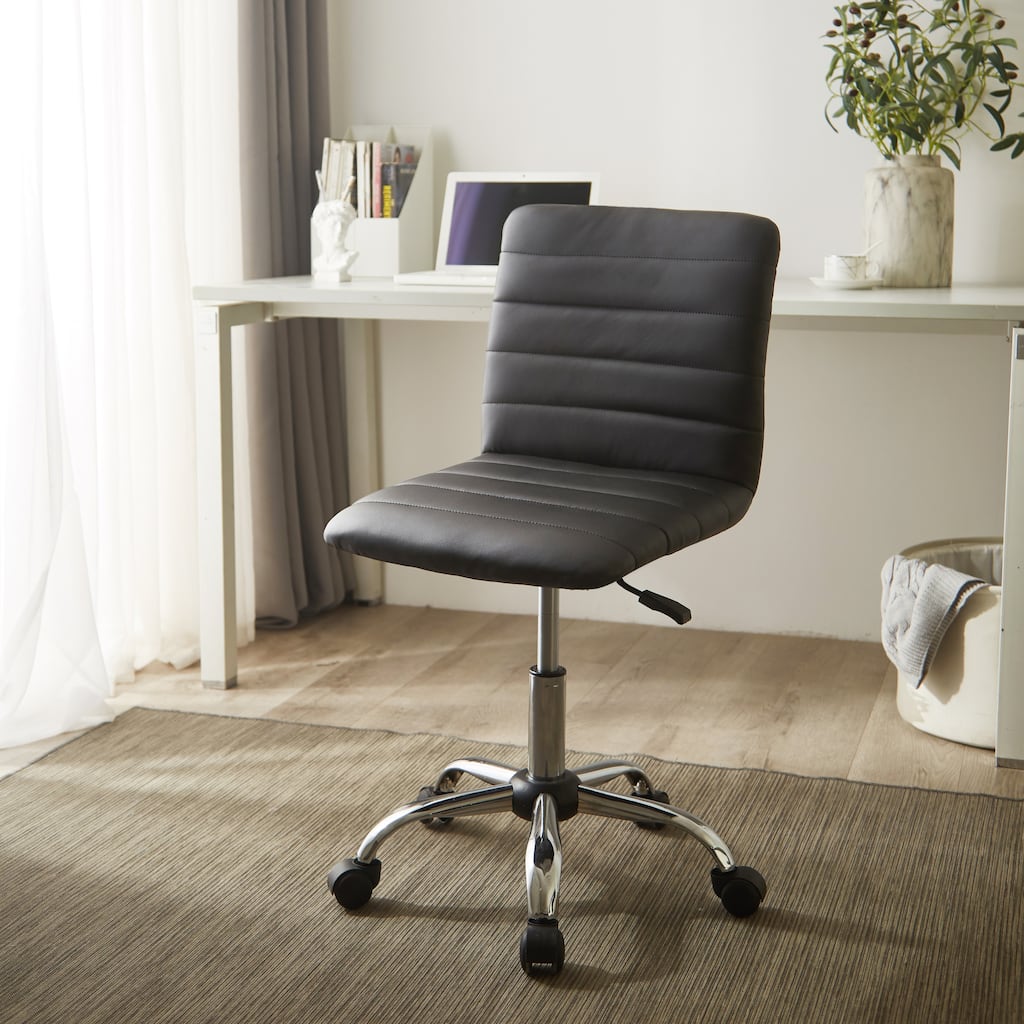 Urban Shop Faux Leather Adjustable Office Chair