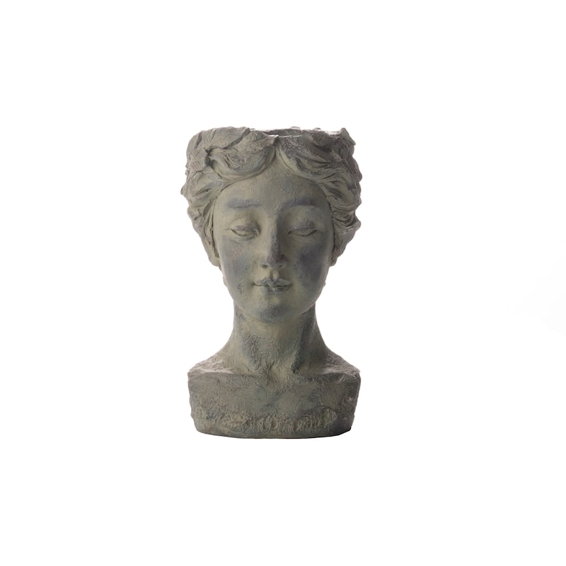 Dolores 19" Tall Fiberstone Planter with drainhole
