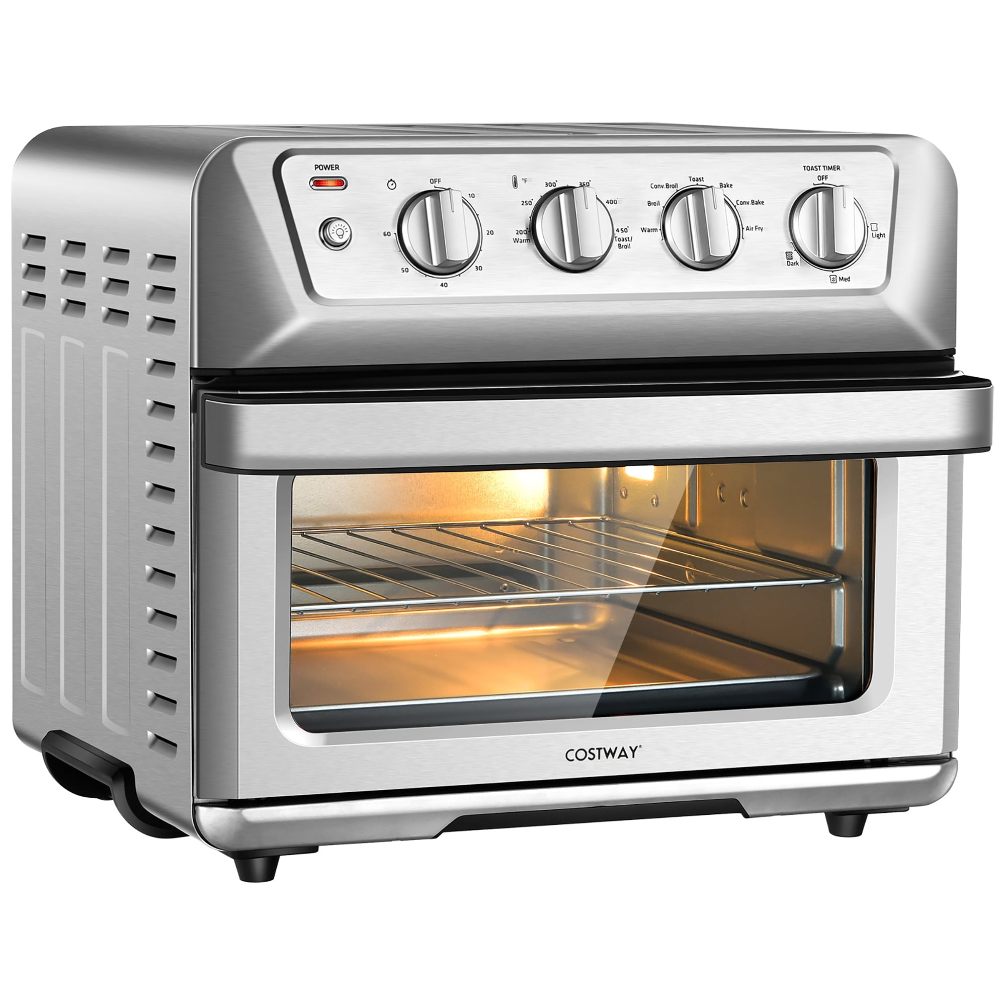18-Quart Cuisinart 1800W Stainless Steel Air Fryer Toaster Oven