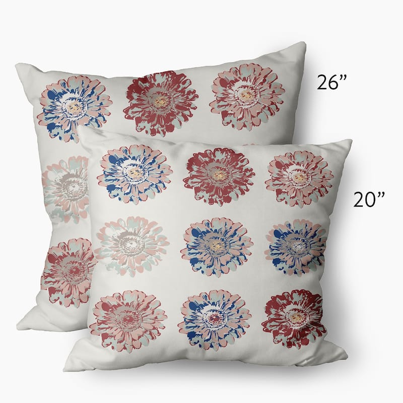 Gypsy Floral Decorative Throw Pillow