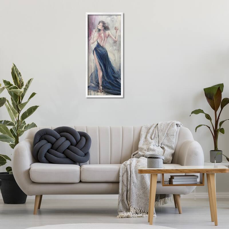Stupell Trendy Elegance Visage Framed Giclee Art Design By Lucille Lee