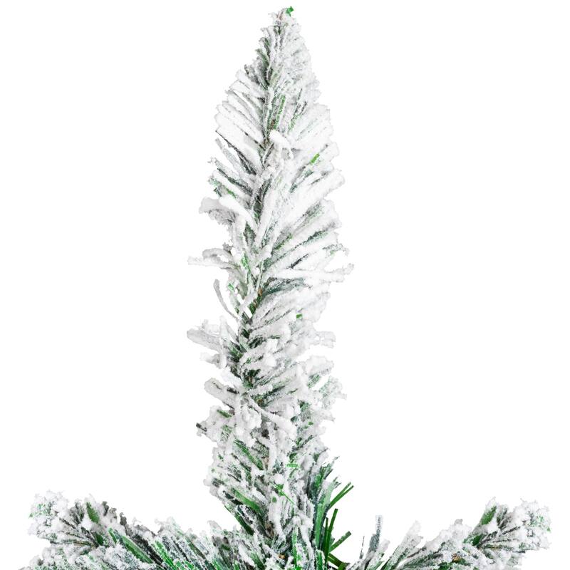 Frosted Pine Artificial Christmas Tree in Burlap Base - 3' - Unlit - 3 Foot