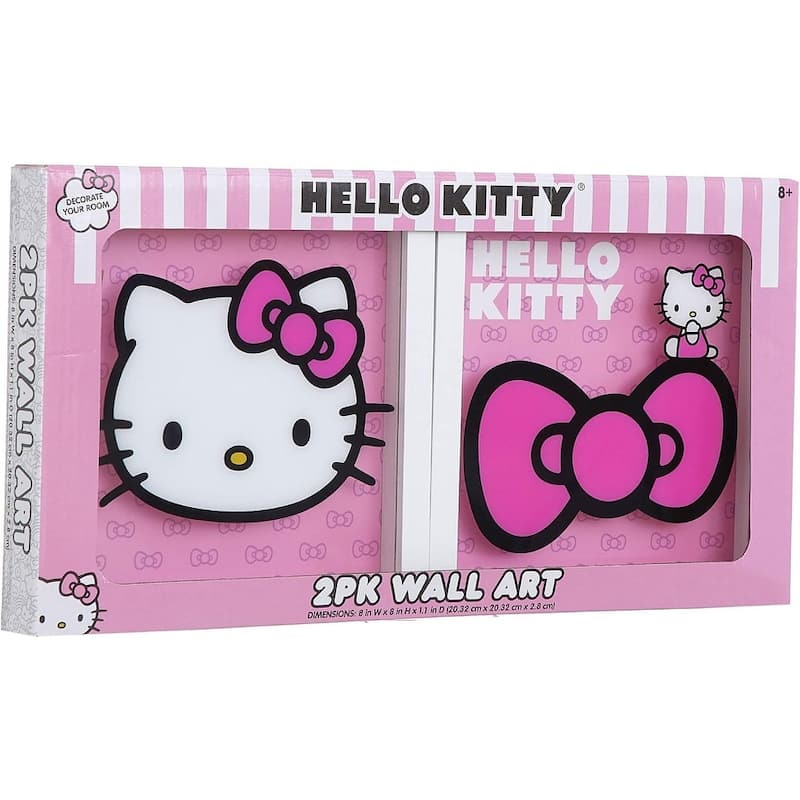 Sanrio Hello Kitty Dual Layer Wall Art Set