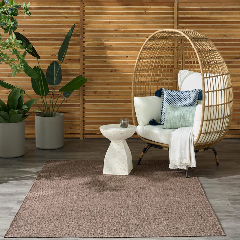 Nourison Tulum Indoor/Outdoor Solid Area Rug