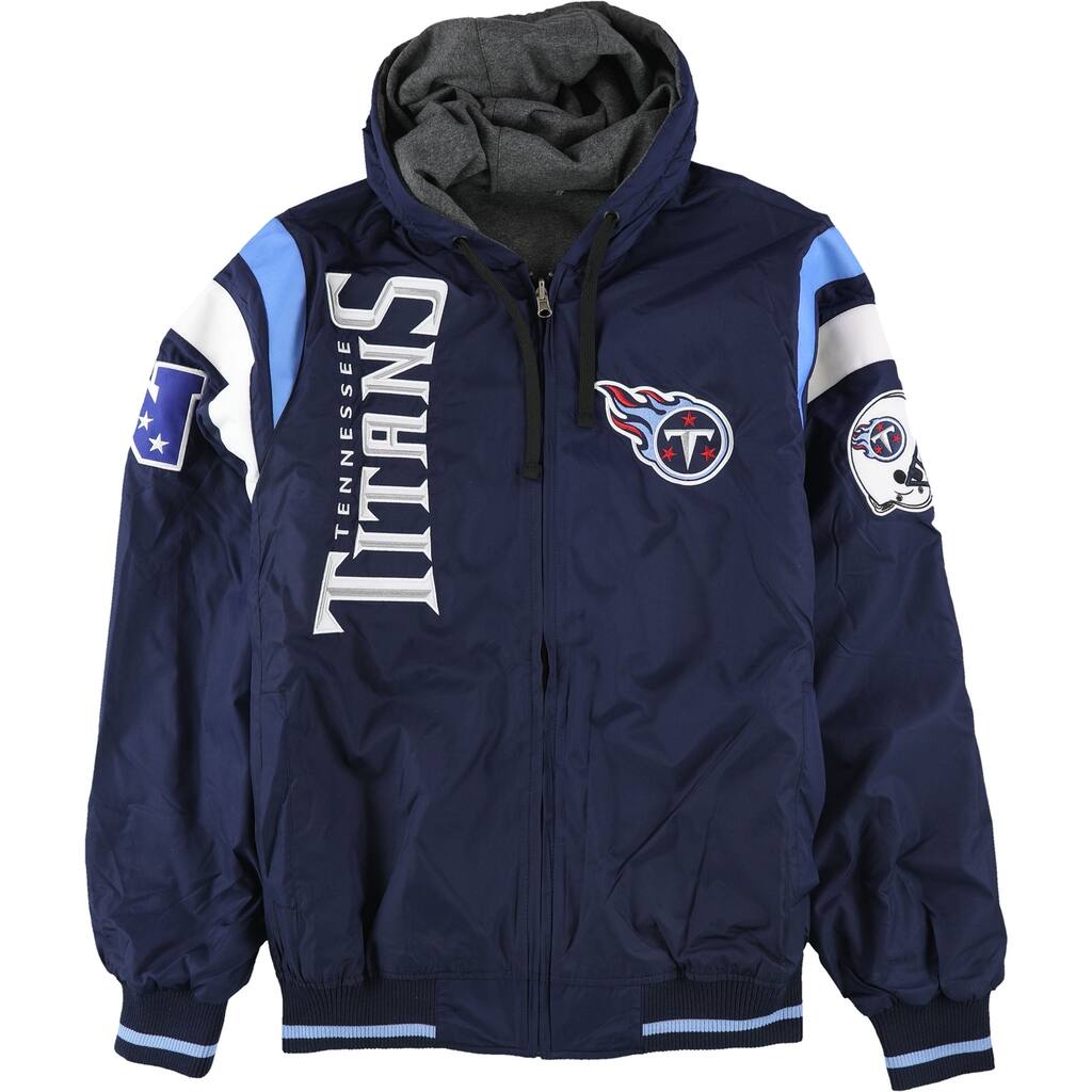 G-III Sports Mens Tennessee Titans Jacket,, Blue, Large