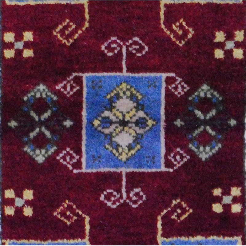 Handmade Kazak Wool Rug (India) - 2' x 4' - 2' x 4'