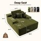 preview thumbnail 50 of 54, HOOOWOOO Modern Upgraded Fabric Sofa Chaise Lounge