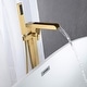 preview thumbnail 12 of 16, PROOX Waterfall bath Tub Filler with Hand Shower Faucet