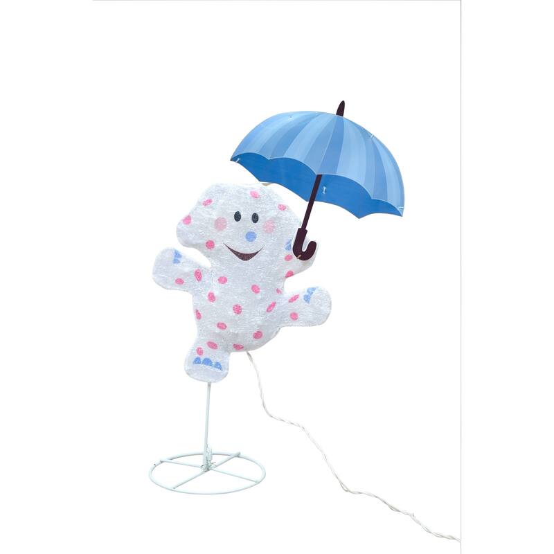 24" Rudolph 2D PreLit LED Misfit Elephant