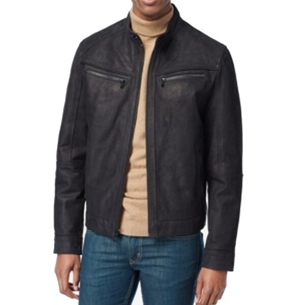 michael kors genuine leather jacket