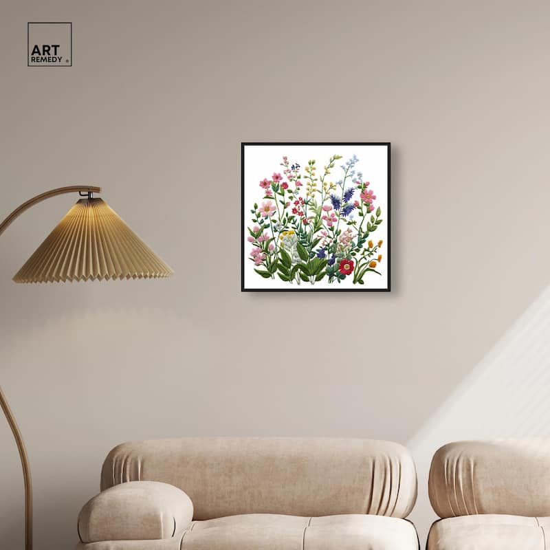 Wildflower Patch II Canvas by Art Remedy