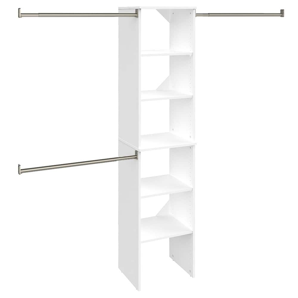 ClosetMaid SuiteSymphony 16-inch Wide Tower Starter Closet Organizer
