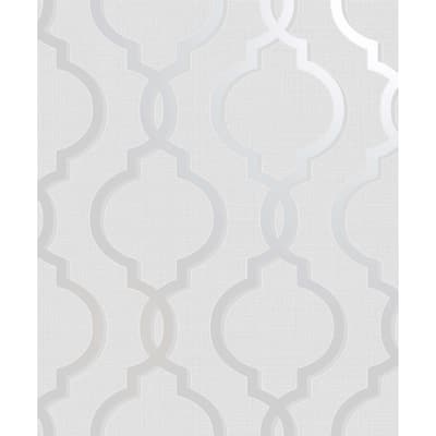 Laticia Trellis Textured Eco-Foam Wallpaper – 396in x 20.8in