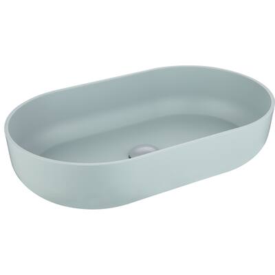 24-Inch Gilt Crystal Acrylic Rectangular Bathroom Sink - Durable, Scratch-Resistant, and Easy Above Counter Installation