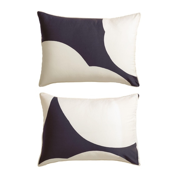 Marimekko Iso Unikko Charcoal Cotton Duvet Cover Set - Bed