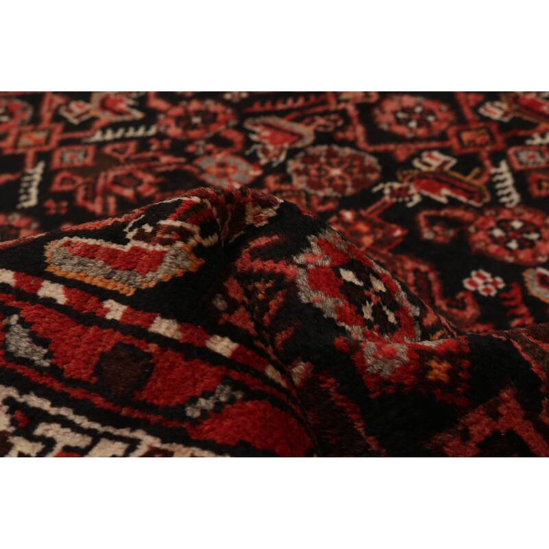 ECARPETGALLERY Hand-knotted Andelz Black Wool Rug - 3'7 x 12'10