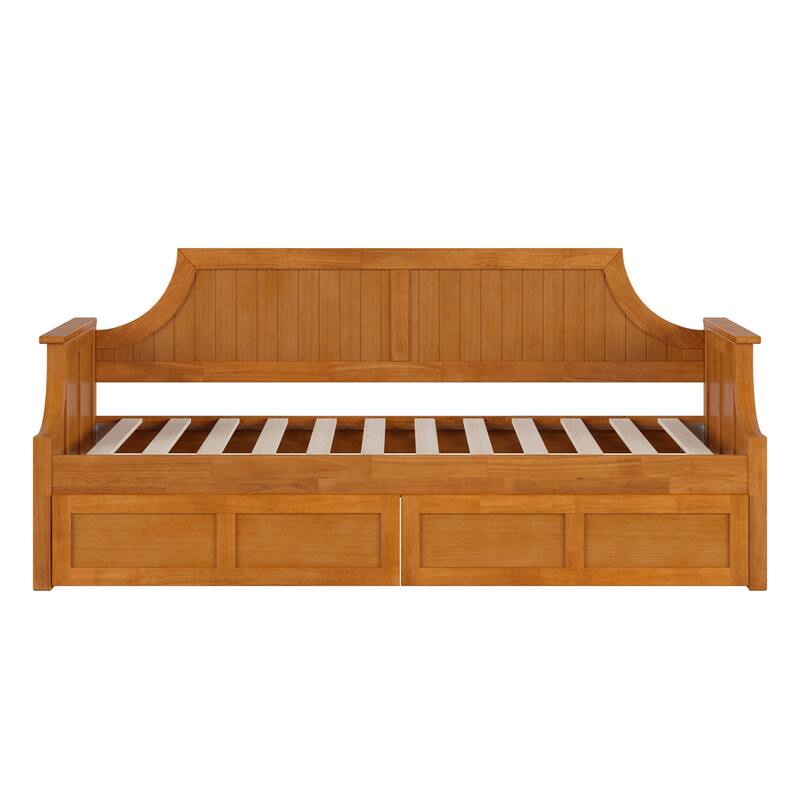 Cambridge Twin Wood Daybed with Set of 2 Drawers