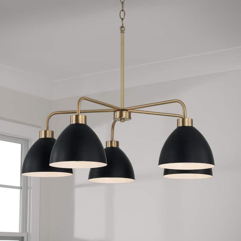 Ross 5-Light Chandelier - 30"W x 9.50"H