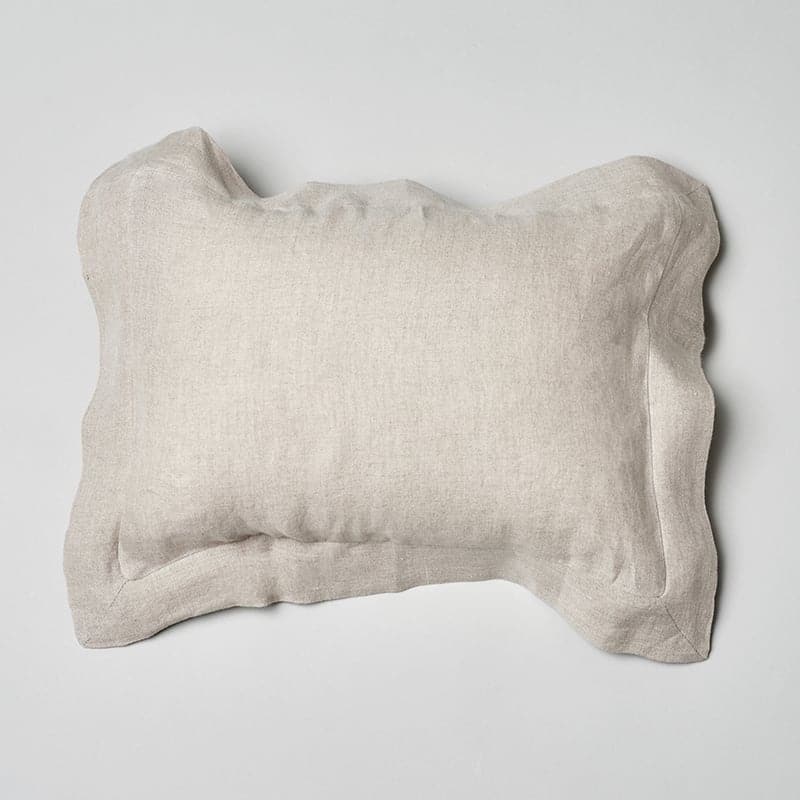 Katalene Linen 12 x 16 Inch Lumbar Pillow - Natural