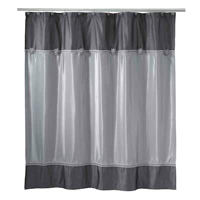 Avanti Linens Braided Medallion Shower Curtain