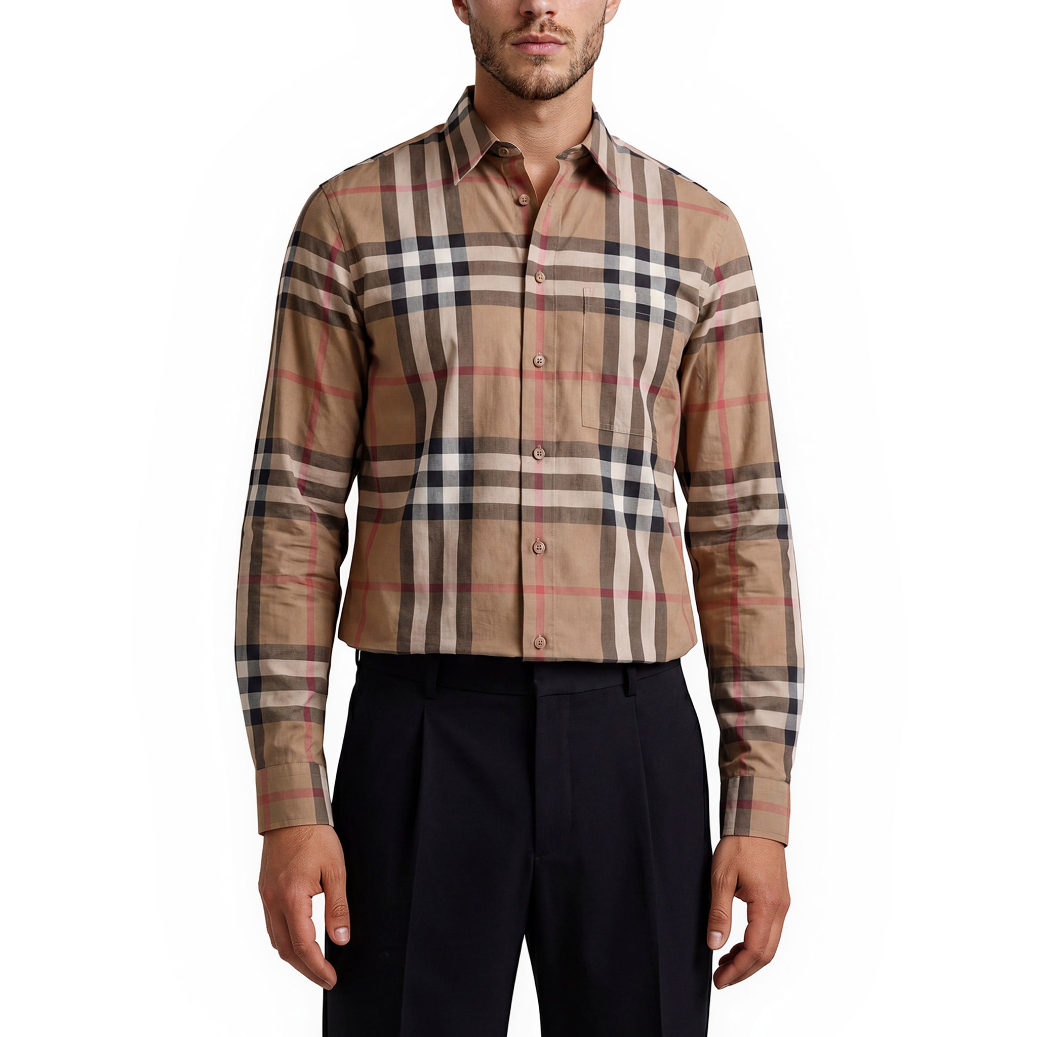 Burberry Men's Claverdon Check Shirt